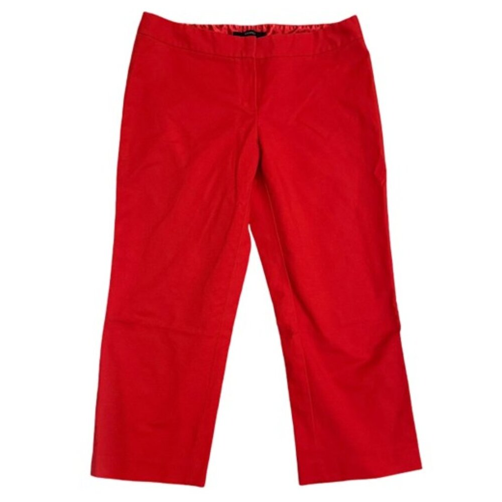 Tahari Red Low Rise Cropped Pants - Size 6